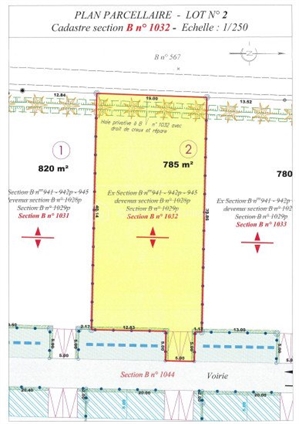 terrain a batir à la vente -   50340  HELLEVILLE, surface 785 m2 vente terrain a batir - UBI437680181